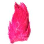 Cock Cape/ Streamer Rooster Saddle-Fl.Pink